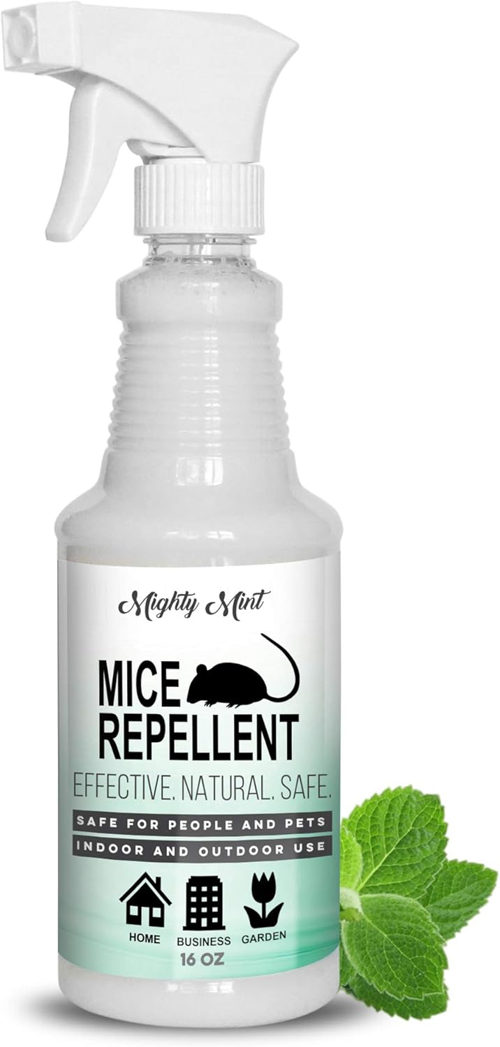Mighty Mint - 16oz Mice Repellent Peppermint Oil - Non Toxic