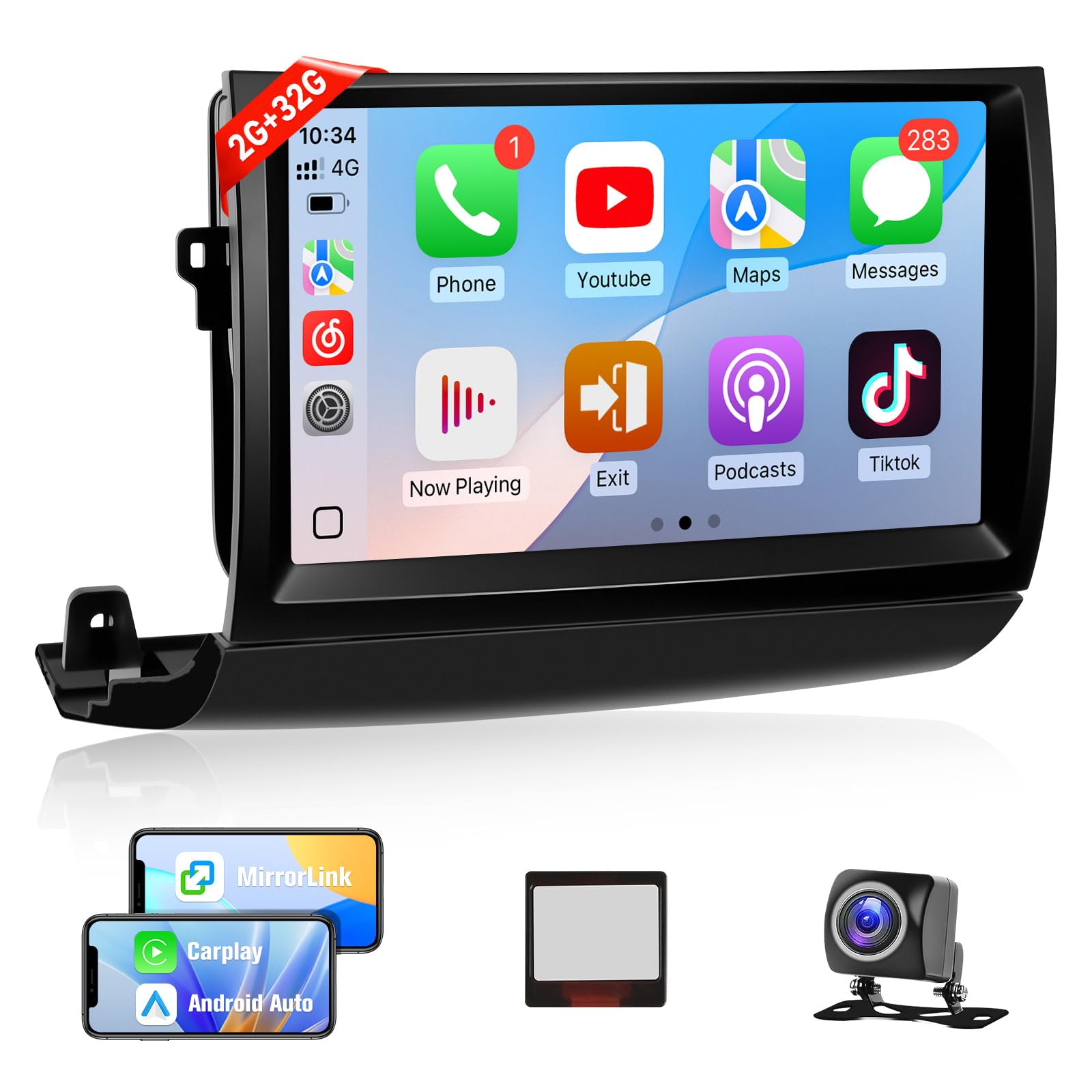 Photo 1 of *USED* Naifay Android Car Stereo for Toyota Prius (Fit-J.B.L Version) 2004 2005 2006 2007 2008 2009, 9inch IPS Touch Screen for Toyota Prius Radio with Carplay Android Auto/Bluetooth/GPS/WiFi/MIC+Canbus