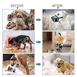 HEELE Dog Muzzle,Soft Nylon Muzzle Anti Biting