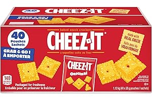 Cheez-It® Original, Baked Snack Crackers, 28gm x 40