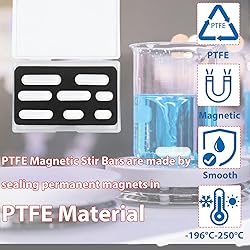 8PCS PTFE Magnetic Stir Bar Set for Magnetic