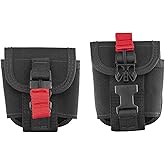 Dive Rite Scuba Diving 12 LB Quick Release Weight Pocket System, Black