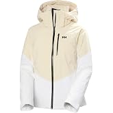 Helly Hansen Women's Alphelia Ski Jacket | 4-Way Stretch Fabric With Synthetic Insulation, Detachable Hood, Powder Skirt, And Underarm Ventilation Zippers