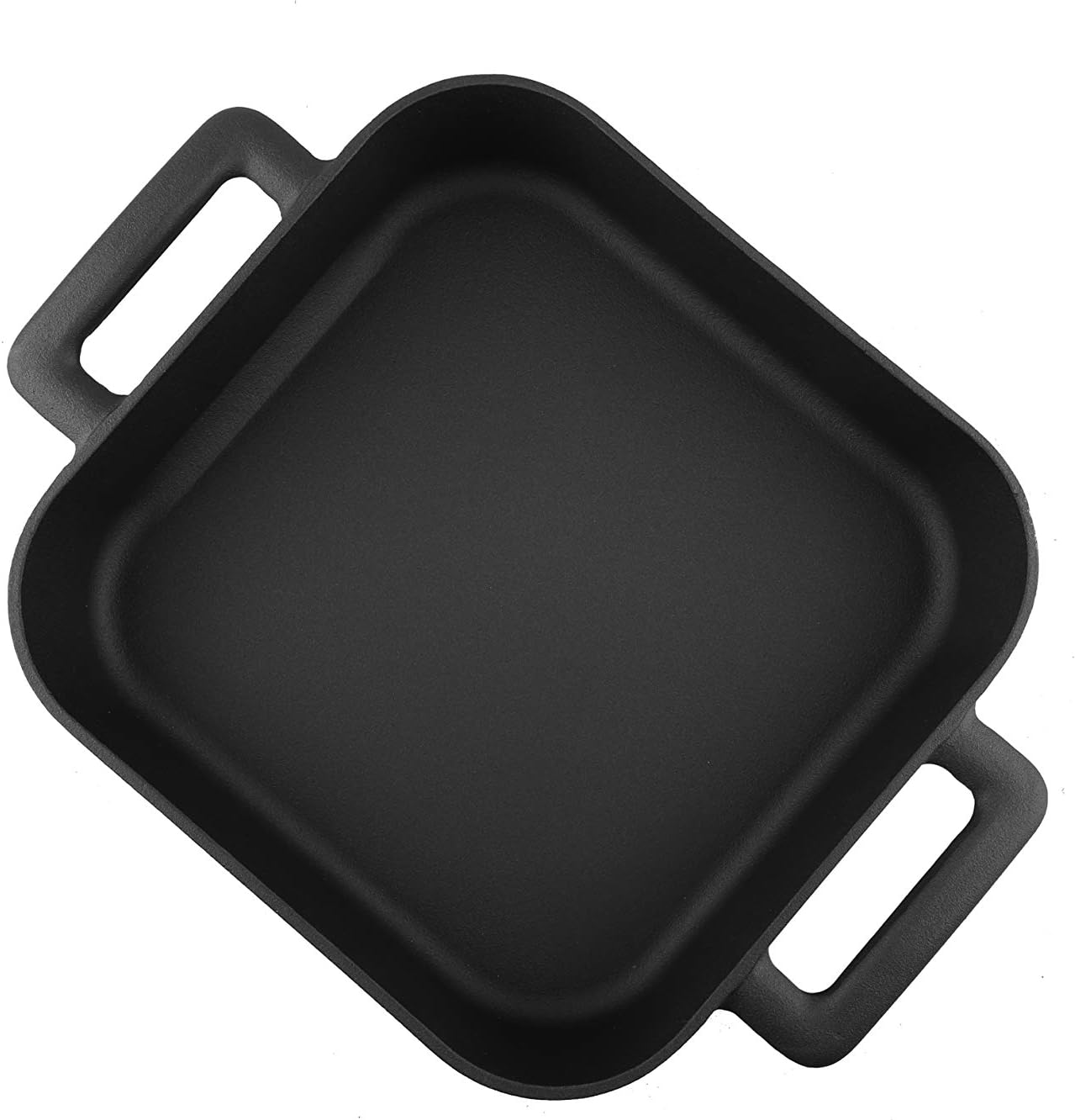 Alpha Global Induction Base Cast Iron Roasting Pan, 11 Inches, Black, 1 Piece