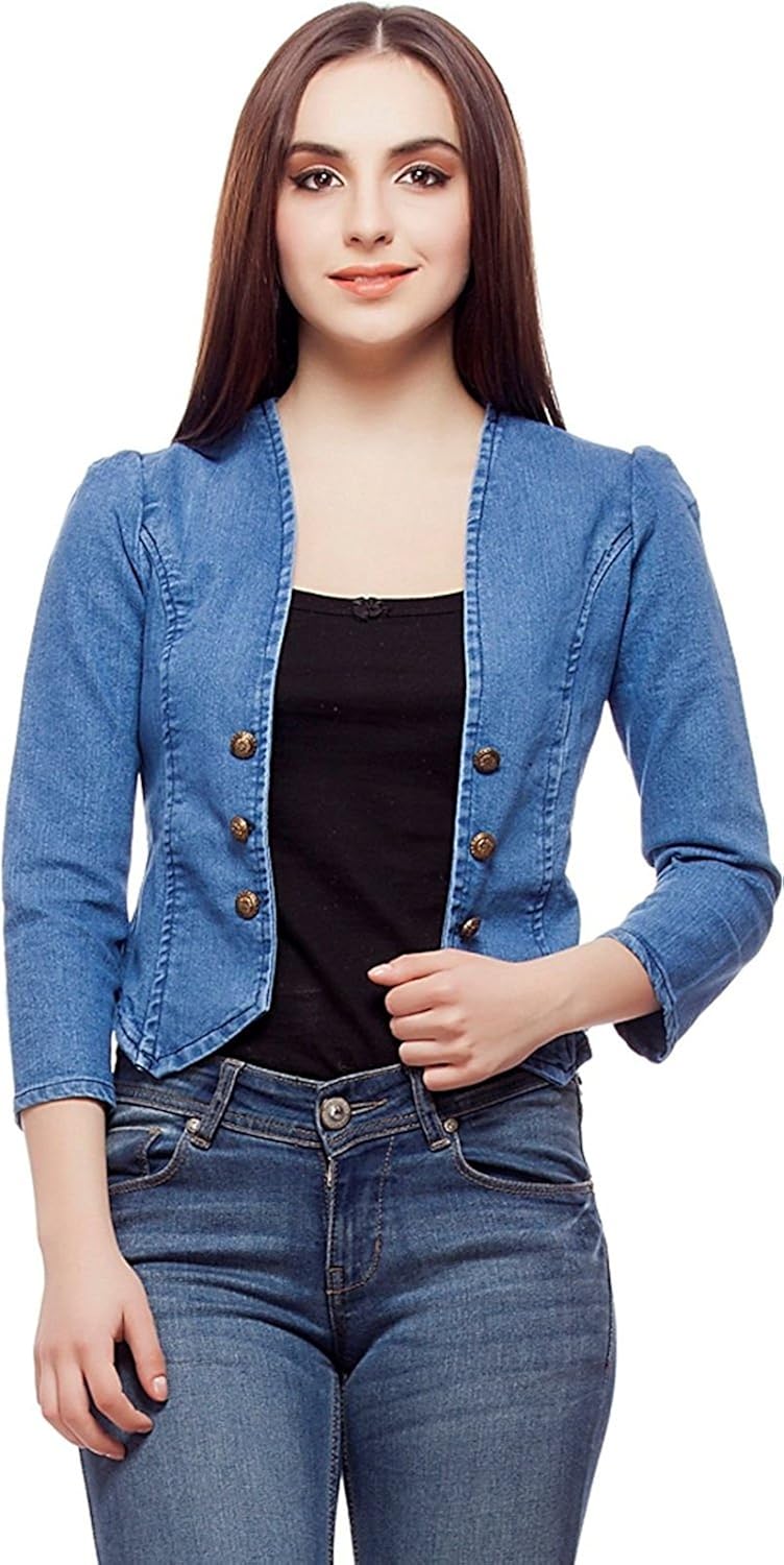 westa clothing denim shrugs for women