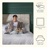 icon Teddy Bear Fluffy Fleece Large Cuddle Cushion Reading Back Support view 4