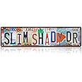 Vintage Slim Shady Dr Wall Decor Street Signs Metal Tin Signs 16 x 4 Inches
