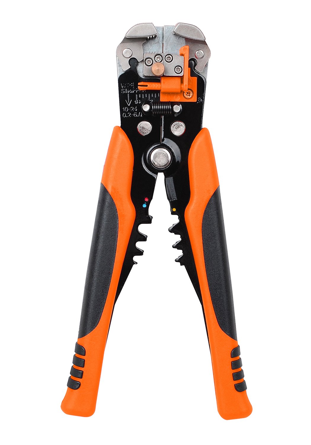 VANQUISH Selbstjustierender Abisolierzange 20,3 cm, Drahtzange Zum Abisolieren, Schneiden, Crimpen 10-24 AWG,3357