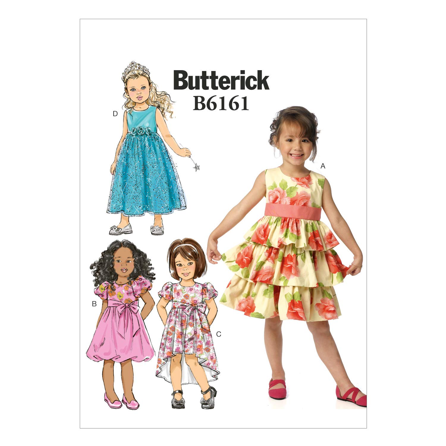 Butterick Patterns 6161 CL Size 6/7/8 Girl's Dress