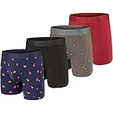 AEROPOSTALE Mens Boxer Briefs Poly Spandex Performance Brushed Microfiber Ultra Soft Fly-less Support Boxer Briefs Underwear