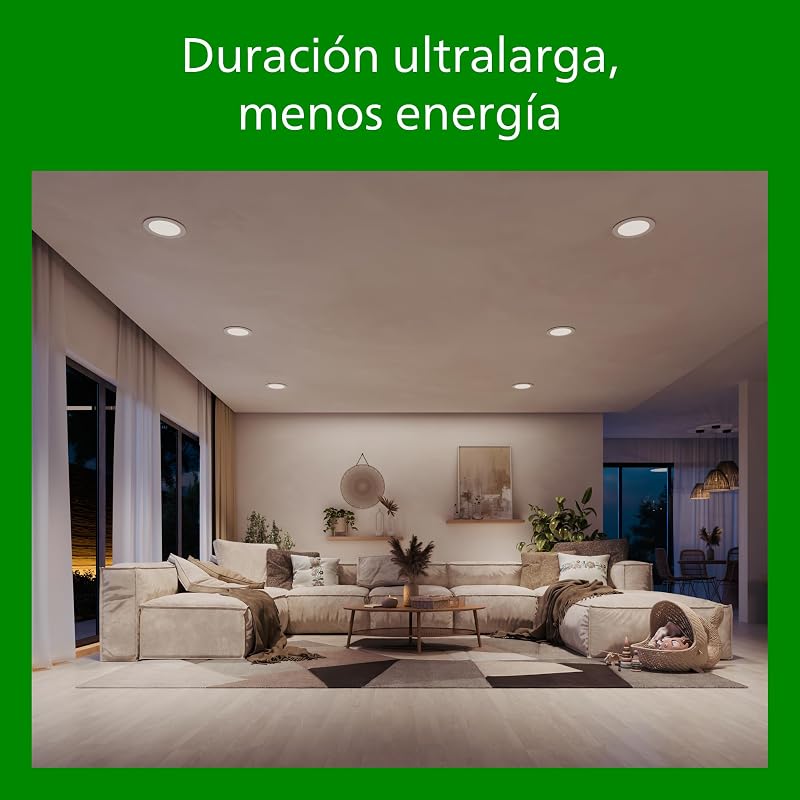 LED UltraEfficient Downlight Diamond Cut, 4000K, 1050 lm, 150 mm, Vida útil de 50.000 horas, Color Blanco — foto 5 de 8