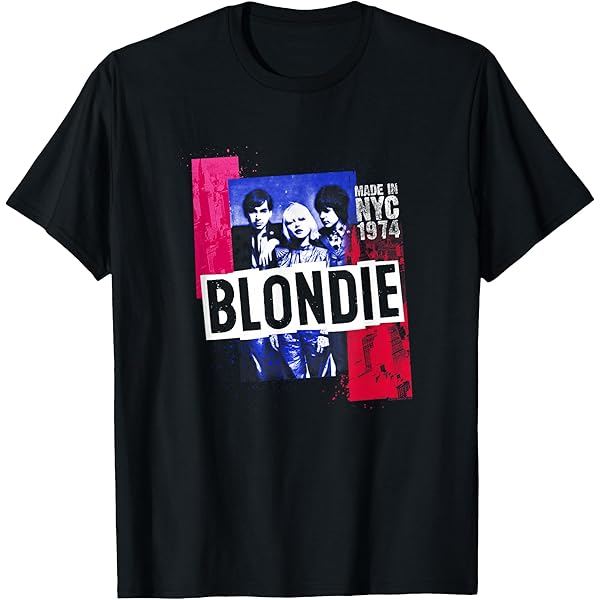 Amazon.com: Blondie 1974 New York Pin Up Girl Vintage Band T