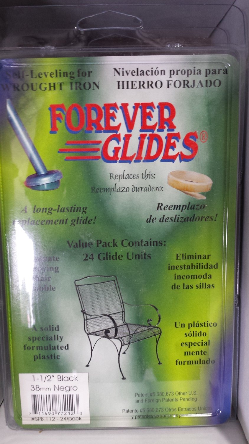 Forever Glides; for Iron (11/2") (Qty. 24) Black 711490772123 eBay