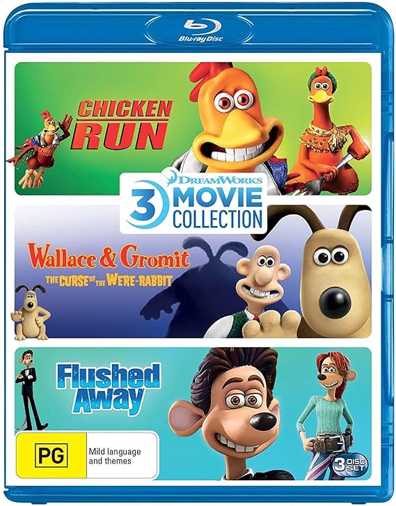 Chicken Run/Flushed Away/Wallace and Gromit The Curse of The... Mel
