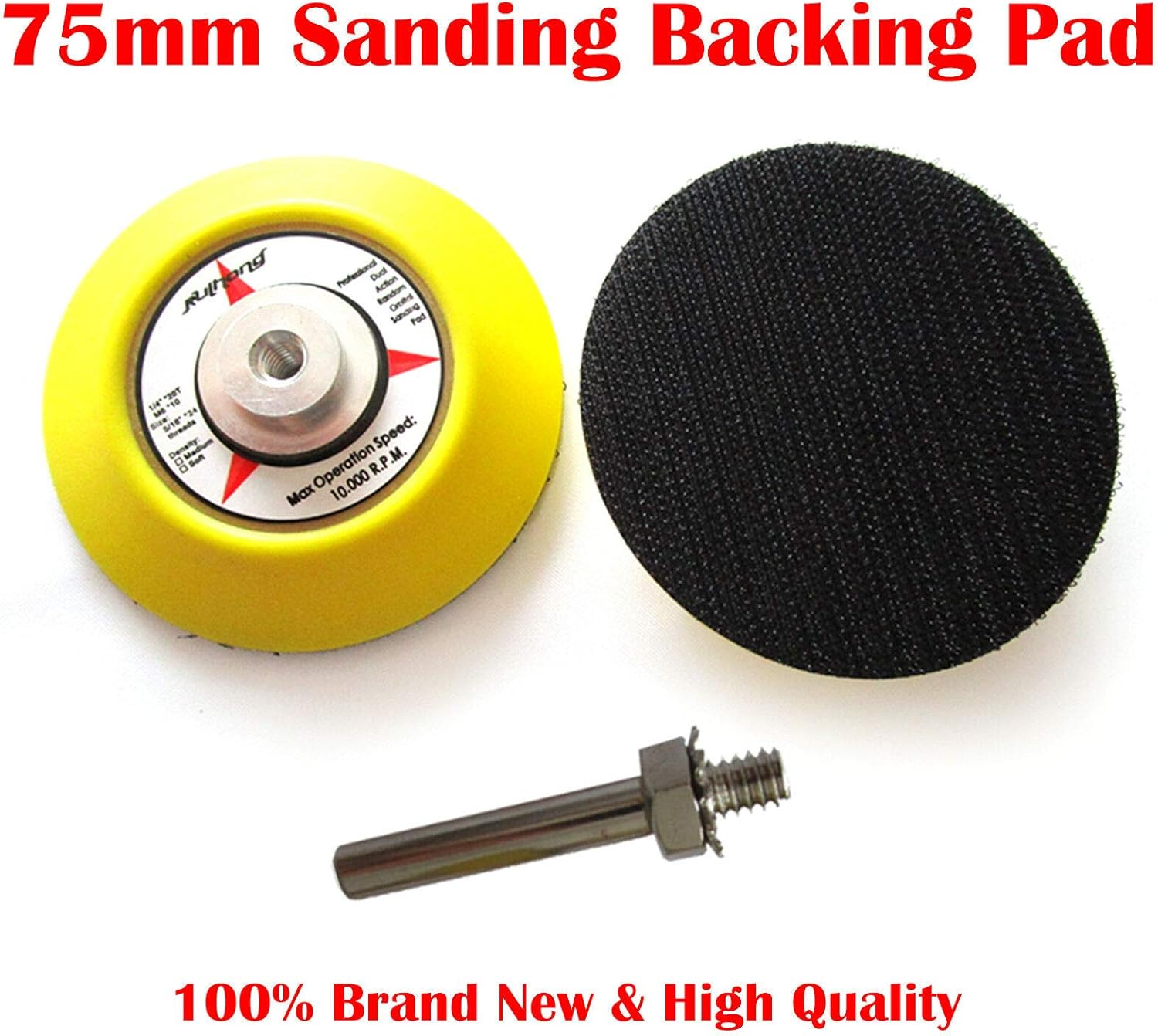 Hook and Loop Backing pad SENRISE 3'' 75mm Magic Sticker Backing Pad