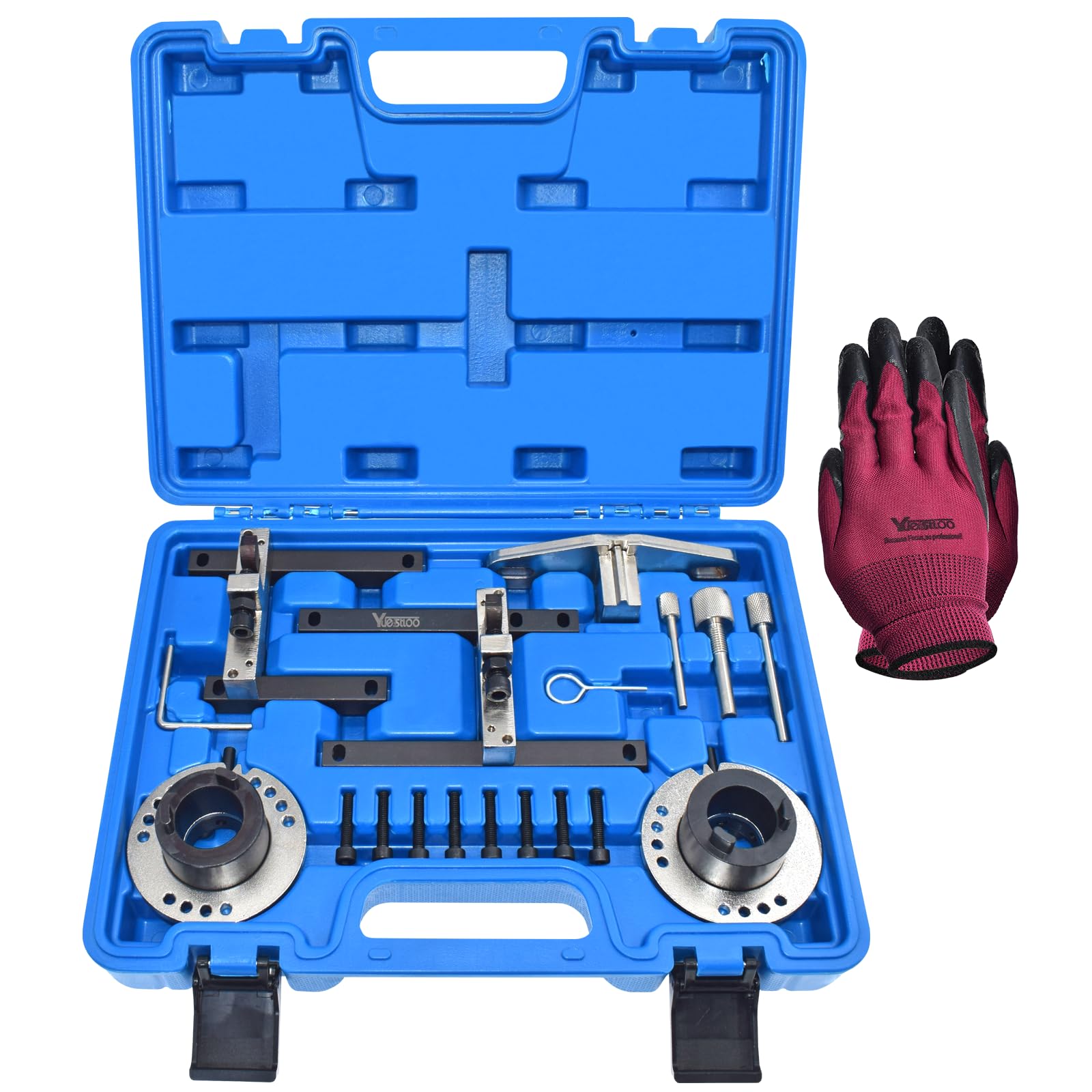 Photo 1 of Yuesstloo Petrol Engine Timing Tool Kit, Compatible with Ford 1.0 EcoBoost Focus Fiesta, Engine Timing Belt Tools Lock Tool KIT SCTi 303-1605 303-1606 303-1604 303-1602