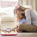 Cemirk Baby Activity Table 6-12 Months Red 30cm Educational Music Table view 5