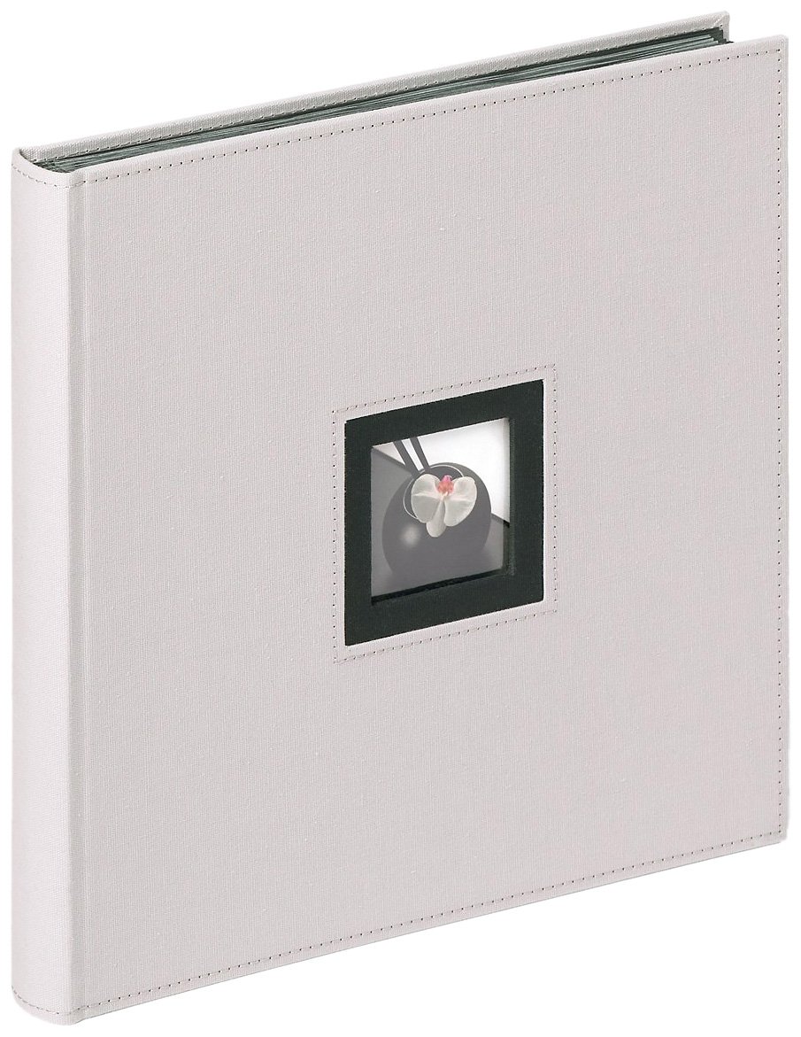 Walther 30 x 30 cm Buchgebundes Book Bound Photo Album for 50 Photographs, White