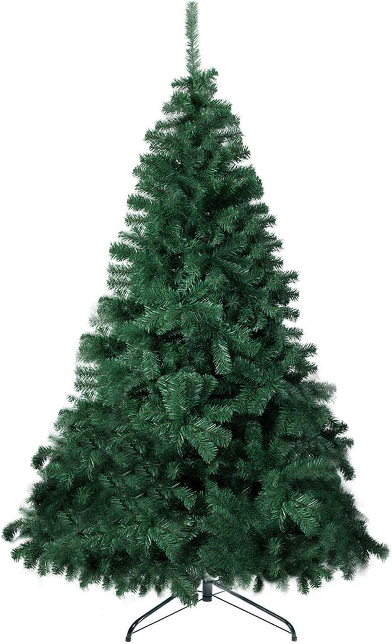 SUNCOM 7FT Christmas Tree Artificial Pine Tree for Holiday Decorations or Gifts with 1200 Branch Tips, Green