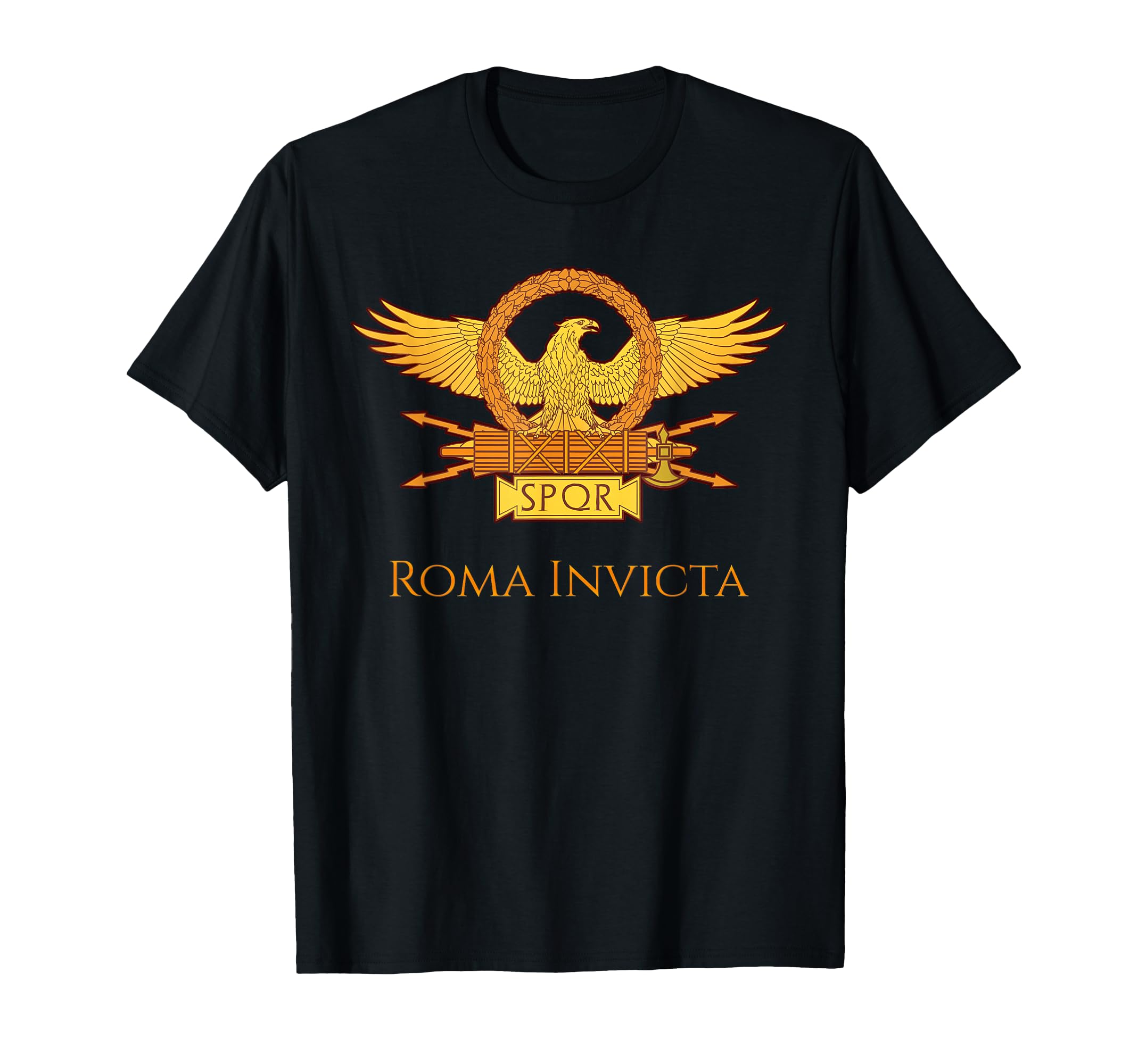 Roma Invicta - Roman Eagle Legion Banner T-Shirt T-Shirt