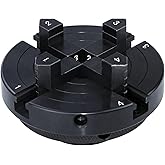 DEEFIINE 4 Inch Wood Lathe Chuck Set 1" x 8 tpi & 3/4" x16TPI Adapter, Self Centering 4 Jaw Wood Turning Chuck