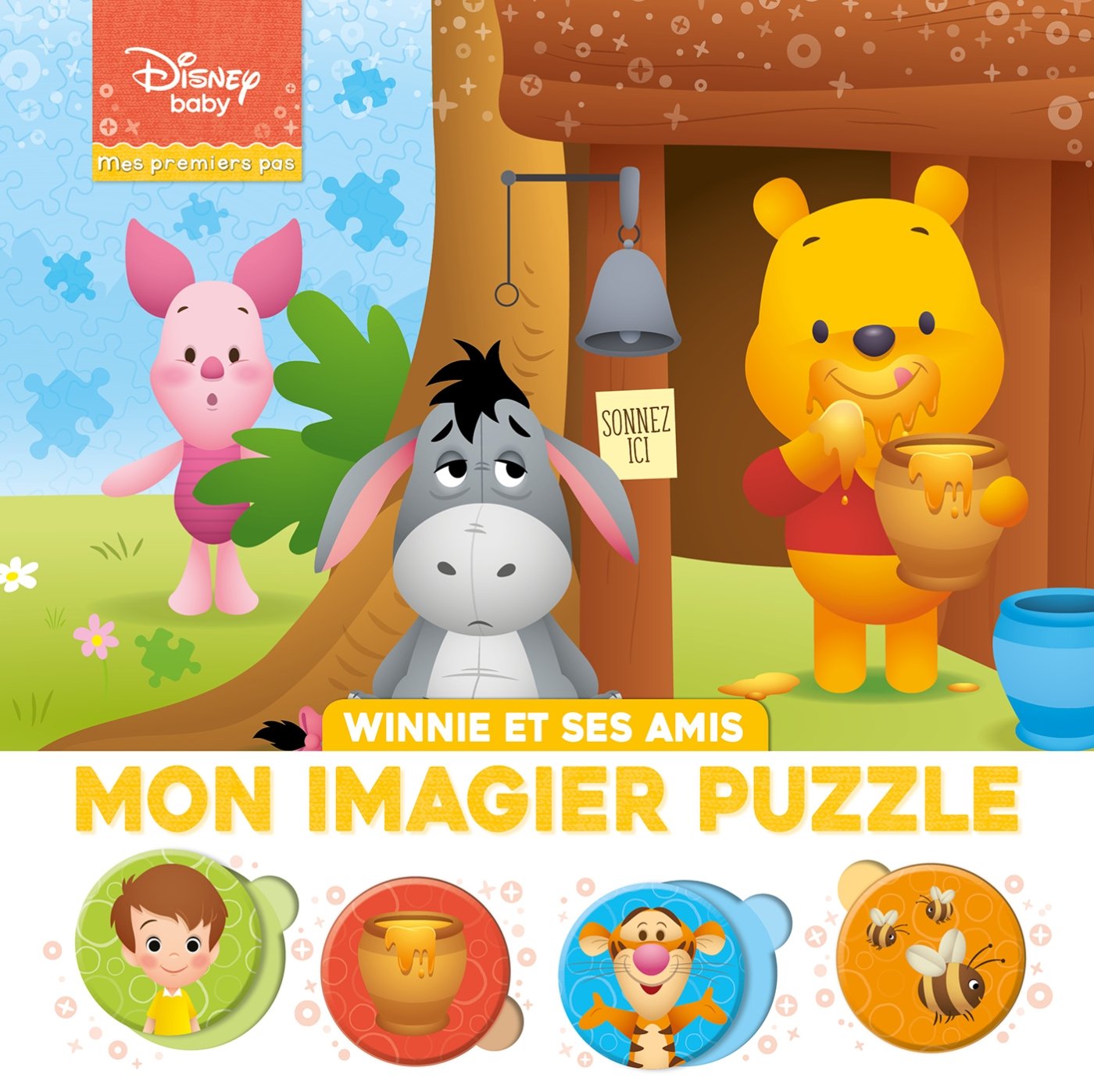 Disney Baby Mes Premiers Pas Mon Imagier Puzzle Winnie Et Ses Amis Pieces French Edition Amazon Com Books
