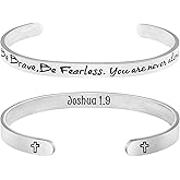 𝐂𝐡𝐫𝐢𝐬𝐭𝐢𝐚𝐧 𝐁𝐫𝐚𝐜𝐞𝐥𝐞𝐭𝐬 for 𝐖𝐨𝐦𝐞𝐧 Inspirational Gifts Bible Verse Religious Faith Jewelry Cuff Bracelet Mothers Day Christmas Birthday Jewelry for Her Mother Daughter