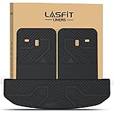 LASFIT Cargo Mat & Backrest Mats for Kia Sorento 2026 2025 2024 2023 2022 2021, All Weather TPE Custom Fit Cargo Liners Trunk Mat & SeatBack Mats Accessoires for Kia Sorento 2021-2026, Black