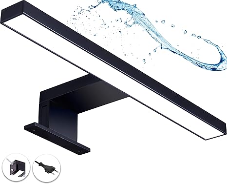 Lámpara LED para espejo con enchufe, lámpara de baño, luz de tocador