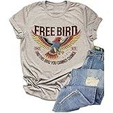 Country Concert Shirts for Women Vintage Graphic Tees Rock Band Shirt Country Western Cowgirl Shirts Casual Summer Tops