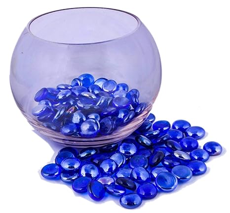 Neez Glass Pebbles For Decoration In Aquarium Vases And Home