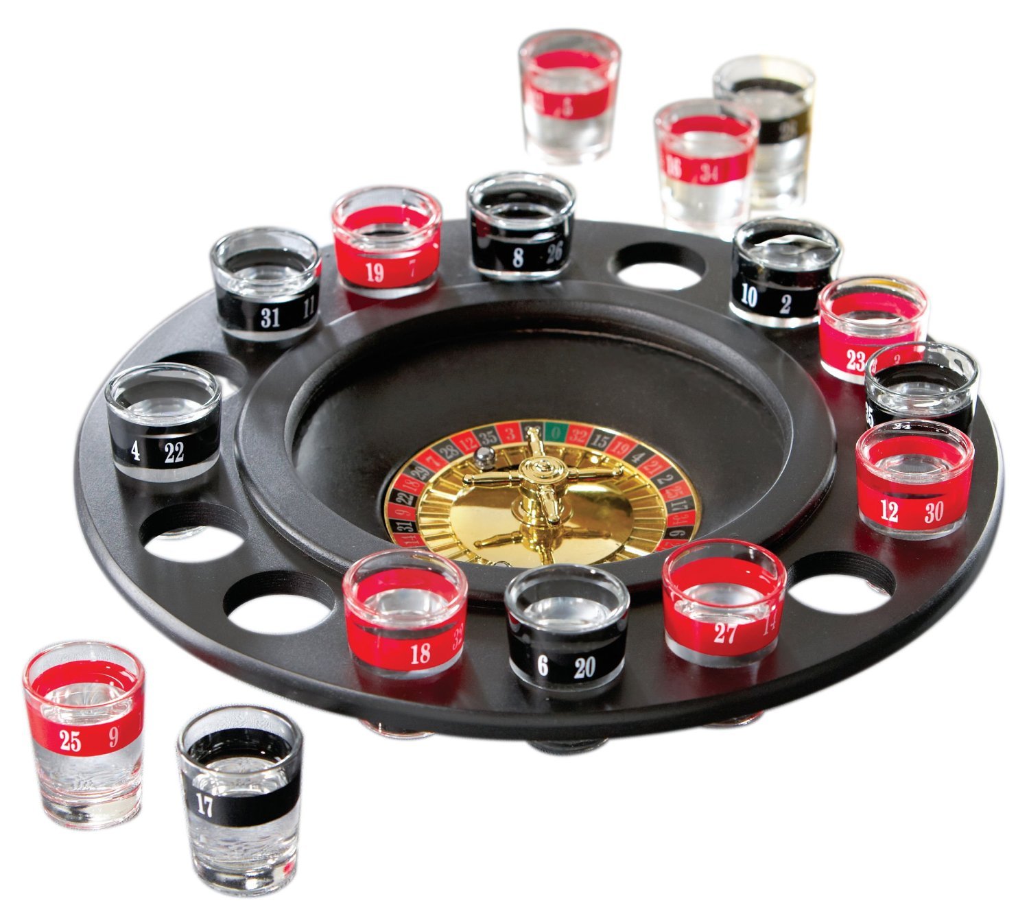 PACKNBUY Drinking Roulette Casino Game Set 16 Shot Glasses Buy Online