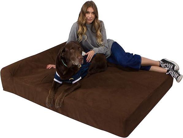 orthopedic dog bed with bolsters
