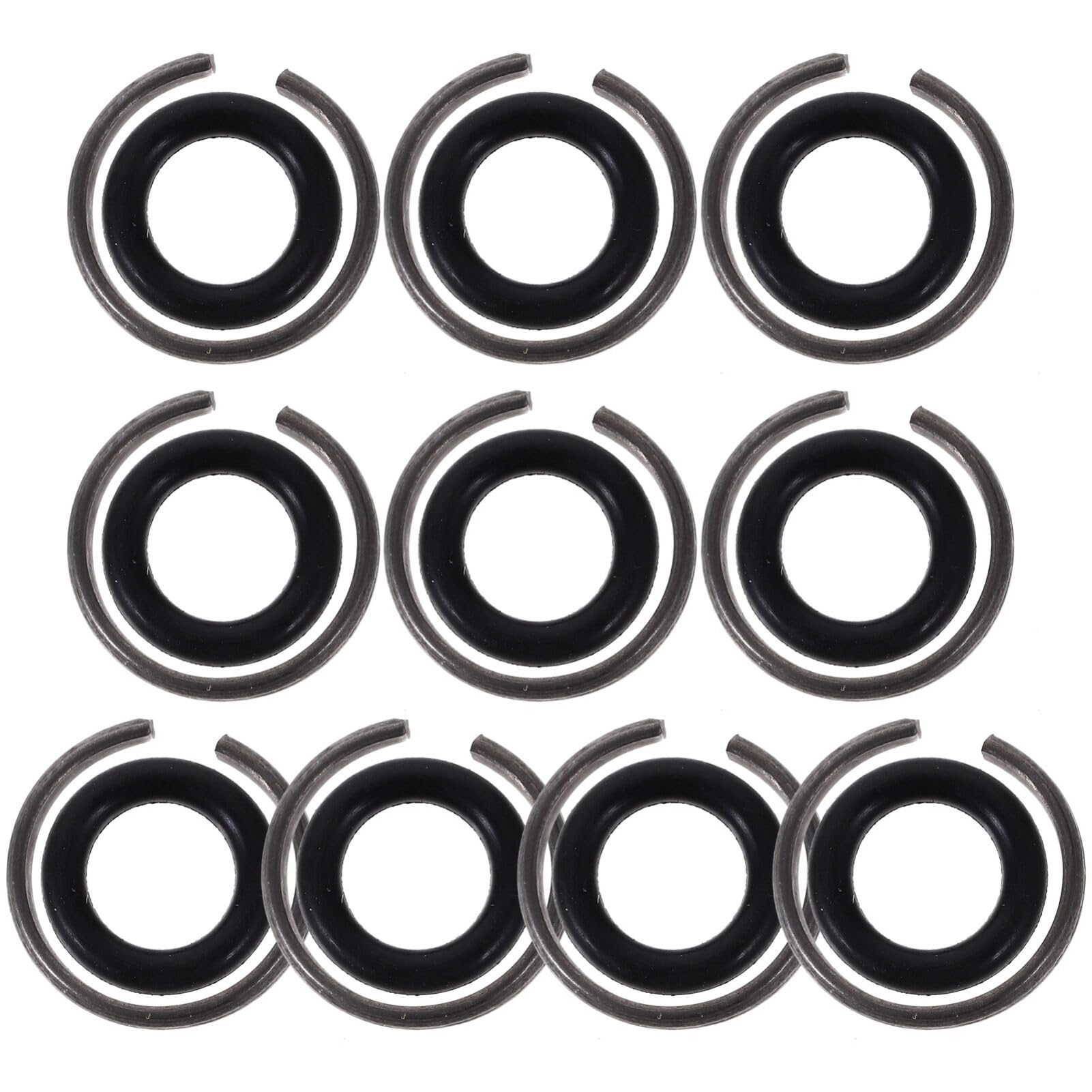 VILLCASE 10 Sets Wrench Ring O-Ring, Impact Wrench Retainer Rings Impact Wrench Drive Socket Retainer Ring Air Fittings Electric Impact Wrench Ring Impact Wrench Socket Retainer Rings