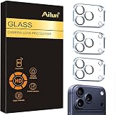 Ailun 3 Pack Camera Lens Protector for iPhone 17 Pro | Tempered Glass, Ultra HD, Anti-Scratch, Case Friendly, Does not Affect Night Shots