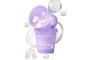 Okerker 20pc Deep Cleansing Oil for Face, Mini Travel Size Face Cleansing Oil, Gentle Makeup Remover Capsule, Moisturizing Pore Cleaner, Individually Packaged Travel Essential Makaup