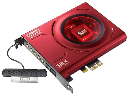 Creative Sound Blaster Z Interne Soundkarte (PCI-Express, leistungsstarker Kopfhörerverstärker, Mikrofon mit Beamforming)