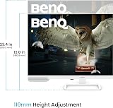 BenQ EW3290U 32 inch 4K Monitor 98% P3 AI Contrast USB-C HDR HDMI view 3
