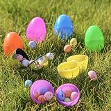 TRIXES 12PCS Empty Plastic Fillable Easter Eggs Large Size view 5