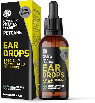 Nature's Greatest Secret Antibacterial Ear Drops for Dogs 30ml UK Made