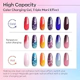 Modelones Color Changing Gel Nail Polish 6 Colors Mood UV LED Ready view 4