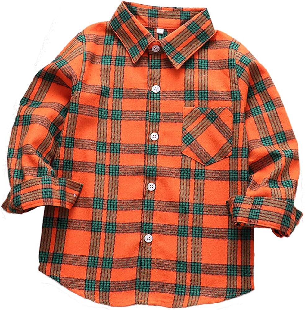 baby flannel shirt girl