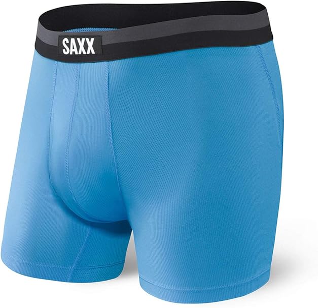 Saxx Men's Underwear Sport MESH Boxer Briefs with Builtin Ballpark