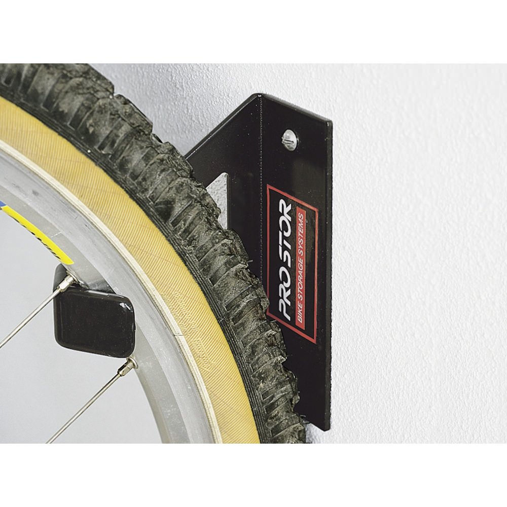 Wiener Bike Parts Solo Wall Bracket Black/Silver One Size