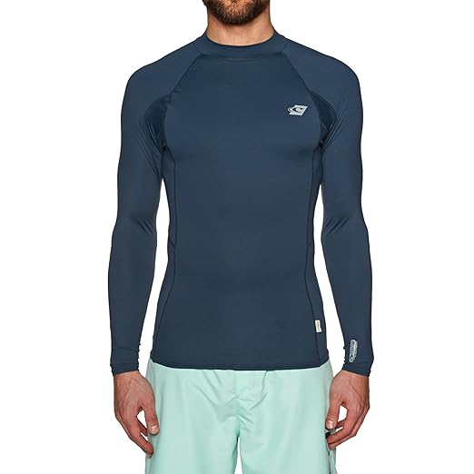 O';Neill Premium - Skin Long Sleeve Rash Vest Top Slate 4170B - Schnell Dry UV Sonnenschutz und SPF - Eigenschaften