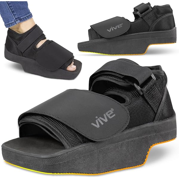 Darco Slimline Cast Boot, Strapless Black Square Toe Extra Small...
