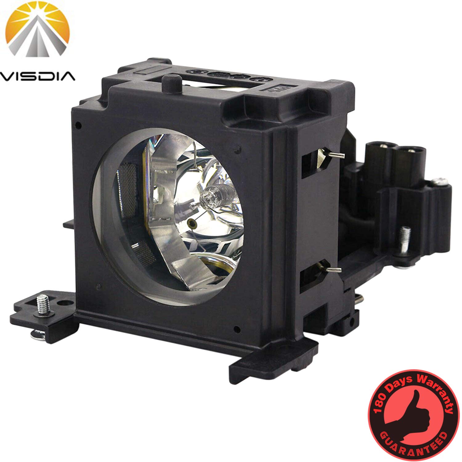 Visdia DT00751 Replacement Projector Lamp with Housing for Hitachi CP-X260 CP-X265 CP-X267 CP-X268 PJ-658 Projectors