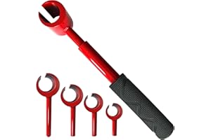 TMEYDOU Professional Door Hinge Gap Adjustment Wrench Set – Heavy-Duty Door Alignment Tool Kit for Precise Door Fitting – 4 Adjustable Wrenches with Comfort Grip, Perfect for Carpenters & DIY Enthusiasts