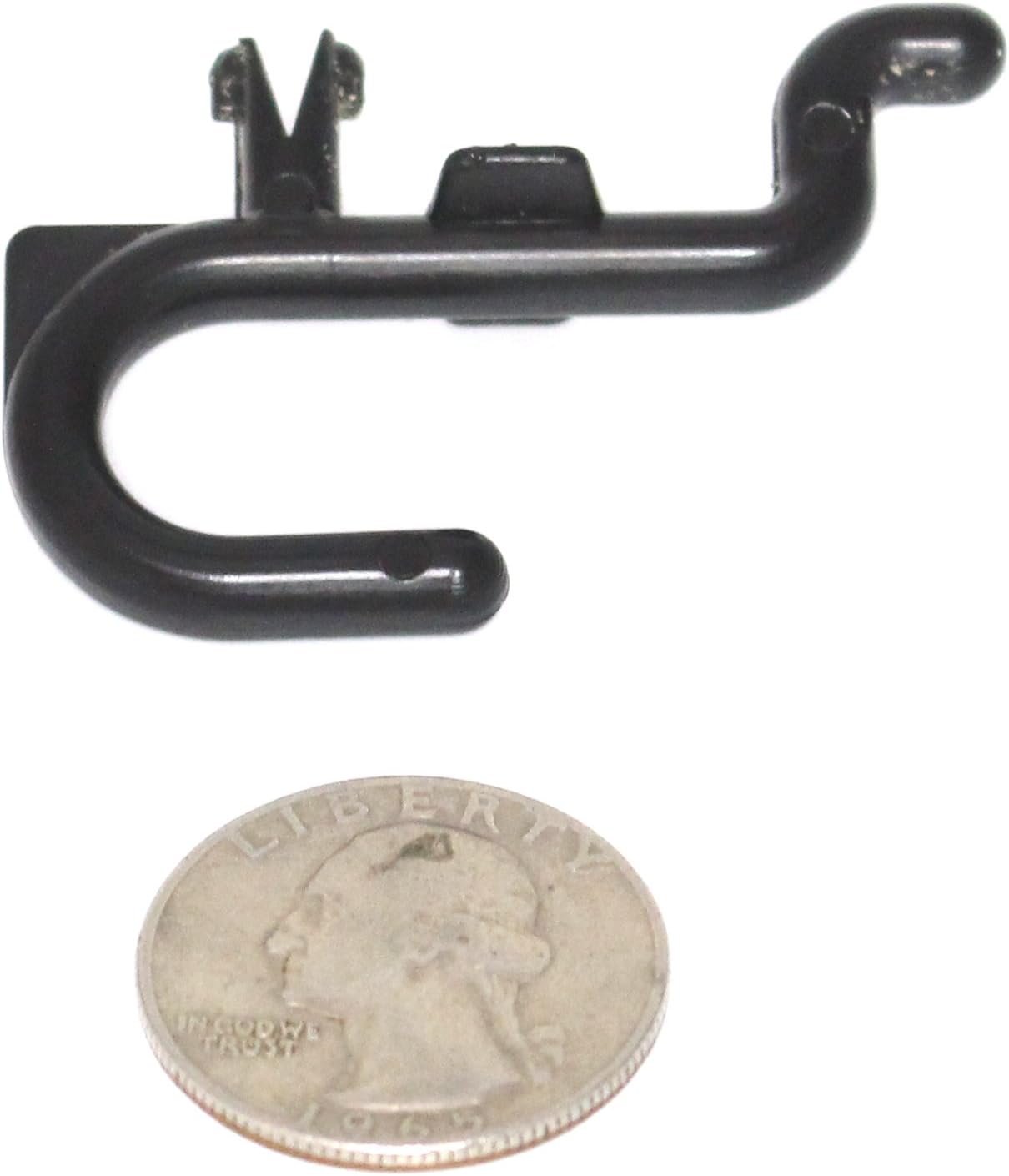 Peg Board Hook Kit Garage Tool Storage Pegboard 100 pieces J Hook Style-BLACK-Plastic - - 