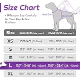 Eagloo Dog Harness Large No Pull Front Back Clips Reflective Purple L view 2